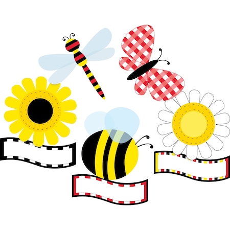 Barker Creek Buffalo Plaid & Wide Stripes Double-Sided Accents, Multi-Design Set, 36/Set, PK36 2220